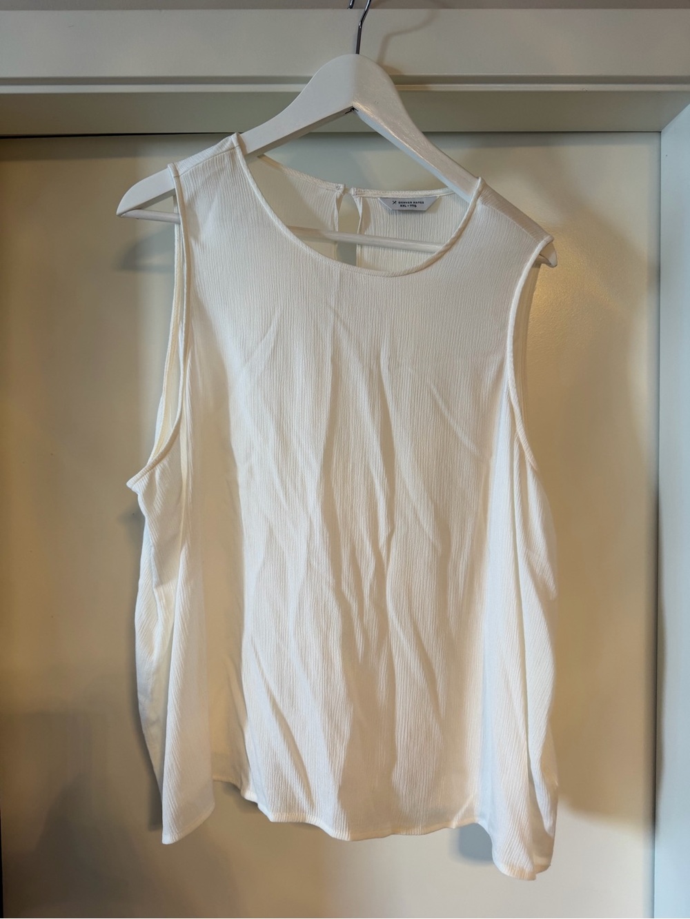 Denver Hayes Cream Tank Top